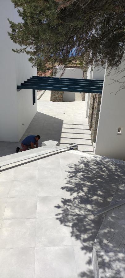 Paros-Memories-Neubau-Villen, Sportpool Aspro Chorio Εξωτερικό φωτογραφία