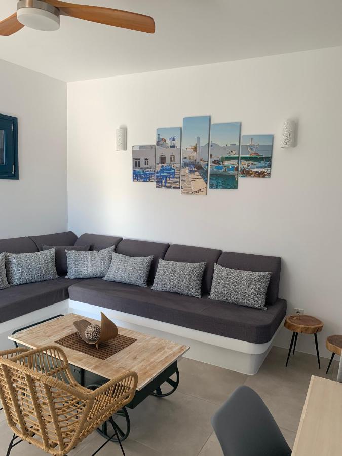 Paros-Memories-Neubau-Villen, Sportpool Aspro Chorio Εξωτερικό φωτογραφία