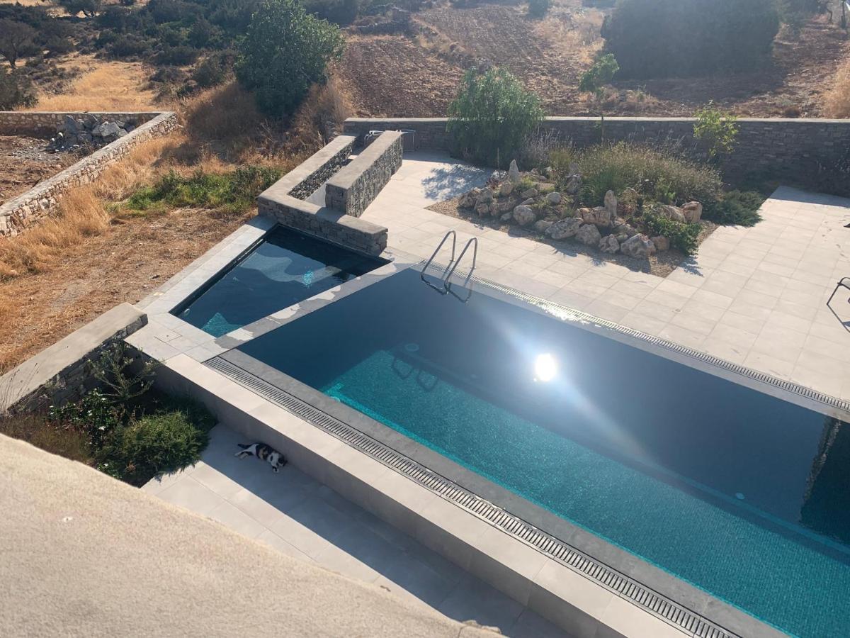 Paros-Memories-Neubau-Villen, Sportpool Aspro Chorio Εξωτερικό φωτογραφία