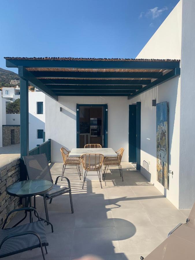 Paros-Memories-Neubau-Villen, Sportpool Aspro Chorio Εξωτερικό φωτογραφία