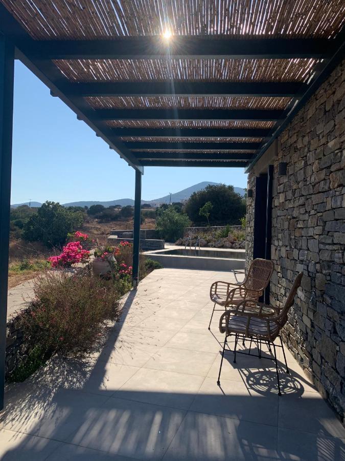 Paros-Memories-Neubau-Villen, Sportpool Aspro Chorio Εξωτερικό φωτογραφία